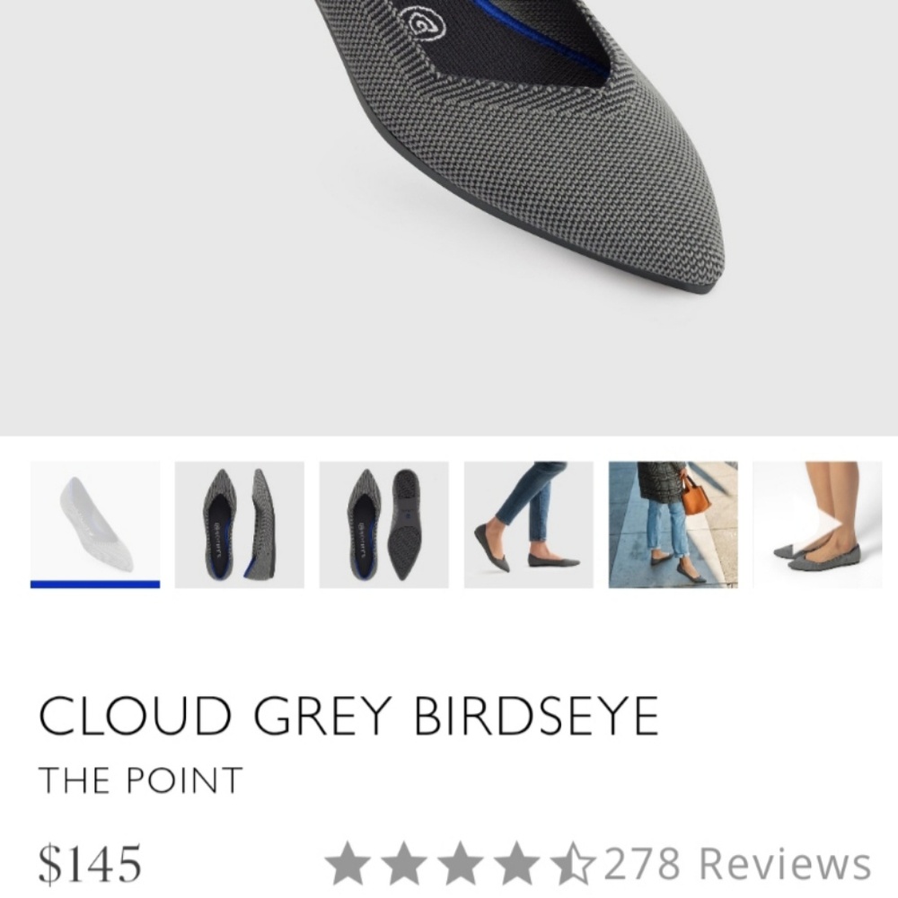 Rothy's point Shoes